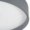 GLOBOSTAR® NARNIA 61260 Μοντέρνο Φωτιστικό Οροφής LED 100W 11500lm 120° AC 220-240V IP20 Ρυθμιζόμενο Λευκό CCT με Χειριστήριο από 2700K έως 6000K Dimmable - Lumileds SMD Chip - Γκρι - Μ60 x Π60 x Υ10cm - 3 Χρόνια Εγγύηση