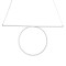 GLOBOSTAR® ROME 61295 Μοντέρνο Κρεμαστό Φωτιστικό Οροφής LED 24W 2640lm 200° AC 220-240V IP20 Ρυθμιζόμενο Λευκό CCT με On/Off 2700K/4500K/6000K - Lumileds SMD Chip - Λευκό Ματ - Μ65.5 x Π4 x Υ33cm - 3 Χρόνια Εγγύηση