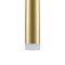 GLOBOSTAR® TEARS 61310 Μοντέρνο Κρεμαστό Φωτιστικό Οροφής LED 3W 330lm 180° AC 220-240V IP20 Ρυθμιζόμενο Λευκό CCT με On/Off 2700K/4500K/6000K - Lumileds SMD Chip - Χρυσό Βούρτσας - Μ3.2 x Π3.2 x Υ51.5cm - 3 Χρόνια Εγγύηση