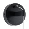 GloboStar® TEARS 61315 Φωτιστικό Τοίχου - Απλίκα Design LED CCT 3W 330lm 180° AC 220-240V - Εναλλαγή Φωτισμού μέσω Διακόπτη On/Off All In One Ψυχρό 6000k+Φυσικό 4500k+Θερμό 2700k Φ3.2 x Υ51.5cm - Μαύρο - 3 Years Warranty