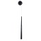 GloboStar® TEARS 61315 Φωτιστικό Τοίχου - Απλίκα Design LED CCT 3W 330lm 180° AC 220-240V - Εναλλαγή Φωτισμού μέσω Διακόπτη On/Off All In One Ψυχρό 6000k+Φυσικό 4500k+Θερμό 2700k Φ3.2 x Υ51.5cm - Μαύρο - 3 Years Warranty