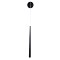GloboStar® TEARS 61315 Φωτιστικό Τοίχου - Απλίκα Design LED CCT 3W 330lm 180° AC 220-240V - Εναλλαγή Φωτισμού μέσω Διακόπτη On/Off All In One Ψυχρό 6000k+Φυσικό 4500k+Θερμό 2700k Φ3.2 x Υ51.5cm - Μαύρο - 3 Years Warranty
