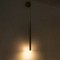 GLOBOSTAR® TEARS 61316 Μοντέρνο Φωτιστικό Τοίχου - Απλίκα LED 3W 330lm 180° AC 220-240V IP20 Ρυθμιζόμενο Λευκό CCT με Χειριστήριο από 2700K έως 6000K Dimmable - Lumileds SMD Chip - Χρυσό Βούρτσας - Μ3.2 x Π3.2 x Υ51.5cm - 3 Χρόνια Εγγύηση