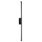 GLOBOSTAR® DIADEM 61329 Μοντέρνο Φωτιστικό Τοίχου - Απλίκα LED 9W 1080lm 120° AC 220-240V IP20 Ρυθμιζόμενο Λευκό CCT με On/Off 2700K/4500K/6000K - Lumileds SMD Chip - Μαύρο Ματ - Μ10 x Π4 x Υ60cm - 3 Χρόνια Εγγύηση