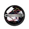 GLOBOSTAR® REGENCY 61373 Μοντέρνο Φωτιστικό Τοίχου - Απλίκα Ξενοδοχείου Reading Light με Φορτιστή USB 3A LED 8W 920lm 120° AC 220-240V IP20 Φυσικό Λευκό 4500K - Bridgelux SMD Chip & TÜV SÜD Driver - Μαύρο Ματ - Μ12 x Π12 x Υ13cm - 3 Χρόνια Εγγύηση