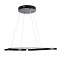 GLOBOSTAR® BUTTERFLY 61391 Μοντέρνο Κρεμαστό Φωτιστικό Οροφής LED 75W 8400lm 300° AC 220-240V IP20 Ρυθμιζόμενο Λευκό CCT με Χειριστήριο από 2700K έως 6000K Dimmable - Lumileds SMD Chip - Μαύρο Ματ - Μ70 x Π55 x Υ4cm - 3 Χρόνια Εγγύηση