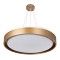 GLOBOSTAR® BARCHETTA 61399-S Μοντέρνο Φωτιστικό Οροφής LED 72W 8306lm 120° AC 220-240V IP20 Ρυθμιζόμενο Λευκό CCT με Χειριστήριο από 2700K έως 6000K Dimmable - Lumileds SMD Chip - Χρυσό - Μ48 x Π48 x Υ8.2cm - 3 Χρόνια Εγγύηση