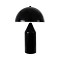GloboStar® URANUS-S 61449 Μοντέρνο Επιτραπέζιο Φωτιστικό Πορτατίφ Δίφωτο 2 x E27 IP20 Μαύρο & Λευκό Μέταλλο - Μ25 x Π25 x Υ39cm