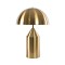 GloboStar® URANUS-M 61455 Μοντέρνο Επιτραπέζιο Φωτιστικό Πορτατίφ Δίφωτο 2 x E27 IP20 Χρυσό & Λευκό Μέταλλο - Μ35 x Π35 x Υ54cm