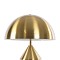 GloboStar® URANUS-M 61455 Μοντέρνο Επιτραπέζιο Φωτιστικό Πορτατίφ Δίφωτο 2 x E27 IP20 Χρυσό & Λευκό Μέταλλο - Μ35 x Π35 x Υ54cm