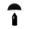 GloboStar® URANUS-L 61457 Μοντέρνο Επιτραπέζιο Φωτιστικό Πορτατίφ Δίφωτο 2 x E27 IP20 Μαύρο & Λευκό Μέταλλο - Μ50 x Π50 x Υ77cm