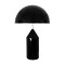 GloboStar® URANUS-L 61457 Μοντέρνο Επιτραπέζιο Φωτιστικό Πορτατίφ Δίφωτο 2 x E27 IP20 Μαύρο & Λευκό Μέταλλο - Μ50 x Π50 x Υ77cm