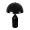 GloboStar® URANUS-L 61457 Μοντέρνο Επιτραπέζιο Φωτιστικό Πορτατίφ Δίφωτο 2 x E27 IP20 Μαύρο & Λευκό Μέταλλο - Μ50 x Π50 x Υ77cm