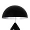 GloboStar® URANUS-L 61457 Μοντέρνο Επιτραπέζιο Φωτιστικό Πορτατίφ Δίφωτο 2 x E27 IP20 Μαύρο & Λευκό Μέταλλο - Μ50 x Π50 x Υ77cm