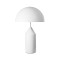 GloboStar® URANUS-L 61458 Μοντέρνο Επιτραπέζιο Φωτιστικό Πορτατίφ Δίφωτο 2 x E27 IP20 Λευκό Μέταλλο - Μ50 x Π50 x Υ77cm