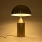 GloboStar® URANUS-L 61459 Μοντέρνο Επιτραπέζιο Φωτιστικό Πορτατίφ Δίφωτο 2 x E27 IP20 Χρυσό & Λευκό Μέταλλο - Μ50 x Π50 x Υ77cm