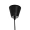 GLOBOSTAR® LUMINOVA 61466 Μοντέρνο Κρεμαστό Φωτιστικό Οροφής με Ντουί 1 x E27 AC 220-240V IP20 - Μαύρο - Μ80 x Π80 x Υ30cm