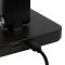GLOBOSTAR® TEBLA 60481 Μοντέρνο Επιτραπέζιο Φωτιστικό Γραφείου LED 5W 500lm 120° AC 220-240V IP20 Ρυθμιζόμενο Λευκό CCT με Αφή 2700K/4500K/6000K Dimmable - Bridgelux SMD Chip - Μαύρο - Μ11 x Π31 x Υ52cm - 2 Χρόνια Εγγύηση