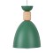GLOBOSTAR® AVA 61575 Μοντέρνο Κρεμαστό Φωτιστικό Οροφής με Ντουί 3 x E27 AC 220-240V IP20 - Πράσινο & Μπεζ - Μ35 x Π35 x Υ130cm