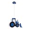 GLOBOSTAR® TRACTOR 61580 Παιδικό Κρεμαστό Φωτιστικό Οροφής με Ντουί 1 x E27 AC 220-240V IP20 - Πολύχρωμο - Μ40 x Π15.5 x Υ26.5cm