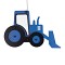 GLOBOSTAR® TRACTOR 61580 Παιδικό Κρεμαστό Φωτιστικό Οροφής με Ντουί 1 x E27 AC 220-240V IP20 - Πολύχρωμο - Μ40 x Π15.5 x Υ26.5cm