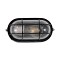 GLOBOSTAR® BOATLIGHT 61583 Vintage Φωτιστικό Καραβοχελώνα Τοίχου - Απλίκα με Ντουί 1 x E27 AC 220-240V Αδιάβροχο IP65 - Μαύρο Ματ - Μ21 x Π10.4 x Υ9cm