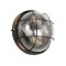 GLOBOSTAR® BOATLIGHT 61624 Vintage Φωτιστικό Καραβοχελώνα Τοίχου & Οροφής με Ντουί 2 x E27 AC 220-240V Αδιάβροχο IP65 - Χάλκινο Παλαιωμένο Εφέ Σκουριάς Ματ - Μ24 x Π24 x Υ11cm