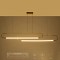 kelvo® GLOW 61665 Μοντέρνο Κρεμαστό Φωτιστικό Οροφής LED 28W 2800lm 360° AC 220-240V IP20 Ρυθμιζόμενο Λευκό CCT με Χειριστήριο από 2700K έως 6000K Dimmable - Lumileds SMD Chip - Χρυσό Πλατίνα & Λευκό Νήμα - Μ160 x Π3 x Υ25cm - 3 Χρόνια Εγγύηση