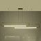 kelvo® GLOW 61665 Μοντέρνο Κρεμαστό Φωτιστικό Οροφής LED 28W 2800lm 360° AC 220-240V IP20 Ρυθμιζόμενο Λευκό CCT με Χειριστήριο από 2700K έως 6000K Dimmable - Lumileds SMD Chip - Χρυσό Πλατίνα & Λευκό Νήμα - Μ160 x Π3 x Υ25cm - 3 Χρόνια Εγγύηση