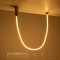 kelvo® GLOW 61666 Μοντέρνο Κρεμαστό Φωτιστικό Οροφής LED 27W 2700lm 360° AC 220-240V IP20 Ρυθμιζόμενο Λευκό CCT με Χειριστήριο από 2700K έως 6000K Dimmable - Lumileds SMD Chip - Χρυσό Πλατίνα & Λευκό Νήμα - Μ80 x Π3 x Υ80cm - 3 Χρόνια Εγγύηση