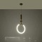 kelvo® GLOW 61678 Μοντέρνο Κρεμαστό Φωτιστικό Οροφής LED 18W 1800lm 360° AC 220-240V IP20 Ρυθμιζόμενο Λευκό CCT με On/Off 2700K/4500K/6000K - Lumileds SMD Chip - Χρυσό Πλατίνα & Λευκό Νήμα - Μ30 x Π30 x Υ65cm - 3 Χρόνια Εγγύηση