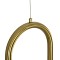 kelvo® GLOW 61679 Μοντέρνο Κρεμαστό Φωτιστικό Οροφής LED 18W 1800lm 360° AC 220-240V IP20 Ρυθμιζόμενο Λευκό CCT με On/Off 2700K/4500K/6000K - Lumileds SMD Chip - Χρυσό Πλατίνα & Λευκό Νήμα - Μ20 x Π5 x Υ60cm - 3 Χρόνια Εγγύηση