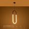 kelvo® GLOW 61679 Μοντέρνο Κρεμαστό Φωτιστικό Οροφής LED 18W 1800lm 360° AC 220-240V IP20 Ρυθμιζόμενο Λευκό CCT με On/Off 2700K/4500K/6000K - Lumileds SMD Chip - Χρυσό Πλατίνα & Λευκό Νήμα - Μ20 x Π5 x Υ60cm - 3 Χρόνια Εγγύηση