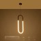 kelvo® GLOW 61679 Μοντέρνο Κρεμαστό Φωτιστικό Οροφής LED 18W 1800lm 360° AC 220-240V IP20 Ρυθμιζόμενο Λευκό CCT με On/Off 2700K/4500K/6000K - Lumileds SMD Chip - Χρυσό Πλατίνα & Λευκό Νήμα - Μ20 x Π5 x Υ60cm - 3 Χρόνια Εγγύηση
