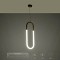 kelvo® GLOW 61679 Μοντέρνο Κρεμαστό Φωτιστικό Οροφής LED 18W 1800lm 360° AC 220-240V IP20 Ρυθμιζόμενο Λευκό CCT με On/Off 2700K/4500K/6000K - Lumileds SMD Chip - Χρυσό Πλατίνα & Λευκό Νήμα - Μ20 x Π5 x Υ60cm - 3 Χρόνια Εγγύηση