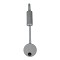 GloboStar® GOOSE 61689 Φωτιστικό Τοίχου - Απλίκα LED 3W 300lm 36° AC 220-240V IP20 - Reading Light - Θερμό Λευκό 2700K Γκρι Αλουμίνιο - Μ6.5 x Π22.5 x Υ23cm - 5 Xρόνια Εγγύηση