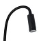 GLOBOSTAR® GOOSE 61690 Μοντέρνο Φωτιστικό Τοίχου - Απλίκα Ξενοδοχείου Reading Light LED 3W 300lm 36° AC 220-240V IP20 Θερμό Λευκό 2700K - CREE XPE Chip & TÜV SÜD Driver - Μαύρο Ματ - Μ6.5 x Π22.5 x Υ23cm - 3 Χρόνια Εγγύηση