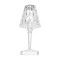 GLOBOSTAR® CRYSTAL 62042 Μοντέρνο Επιτραπέζιο Φωτιστικό Πορτατίφ LED 1W 100lm 360° DC 5V USB-C με Επαναφορτιζόμενη Μπαταρία Li-ion 3.7V 1600mAh IP44 Πολύχρωμο RGBW με Χειριστήριο Dimmable - Sanan SMD Chip - Διάφανο - Μ11.5 x Π11.5 x Υ25.5cm - 3 Χρόνια Εγγ