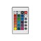 GLOBOSTAR® CRYSTAL 62042 Μοντέρνο Επιτραπέζιο Φωτιστικό Πορτατίφ LED 1W 100lm 360° DC 5V USB-C με Επαναφορτιζόμενη Μπαταρία Li-ion 3.7V 1600mAh IP44 Πολύχρωμο RGBW με Χειριστήριο Dimmable - Sanan SMD Chip - Διάφανο - Μ11.5 x Π11.5 x Υ25.5cm - 3 Χρόνια Εγγ