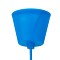 GLOBOSTAR® CABLITO 61558 Μοντέρνο Κρεμαστό Φωτιστικό Οροφής με Ντουί 1 x E27 AC 220-240V IP20 - Μπλε - Μ4 x Π4 x Υ110cm