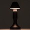 GloboStar® LUNNA 76478 Επαναφορτιζόμενο Επιτραπέζιο Φωτιστικό Πορτατίφ LED 1.5W 105lm 120° DC 5V IP44 CCT Ultra Θερμό 1500K - Φυσικό Λευκό 4500K - Ψυχρό Λευκό 6000K Dimmable Ασημί Πλαστικό - Μ9 x Π9 x Υ23cm - 2 Χρόνια Εγγύηση