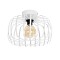 GLOBOSTAR® STAR 202-0055 Μοντέρνο Φωτιστικό Οροφής με Ντουί 1 x E27 AC 220-240V IP20 - Λευκό - Μ40 x Π40 x Υ27cm