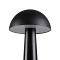 GloboStar® COCO 76509 Επαναφορτιζόμενο Επιτραπέζιο Φωτιστικό Πορτατίφ LED 1.5W 105lm 120° DC 5V IP44 Θερμό Λευκό 2700K Dimmable Μαύρο Αλουμίνιο - Μ10 x Π10 x Υ22cm - 2 Xρόνια Εγγύηση