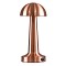 GloboStar® COCO 76511 Επαναφορτιζόμενο Επιτραπέζιο Φωτιστικό Πορτατίφ LED 1.5W 105lm 120° DC 5V IP44 Θερμό Λευκό 2700K Dimmable Χάλκινο Αλουμίνιο - Μ10 x Π10 x Υ22cm - 2 Xρόνια Εγγύηση