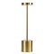 GloboStar® JOJO 76523 Επαναφορτιζόμενο Επιτραπέζιο Φωτιστικό Πορτατίφ LED 1.5W 105lm 120° DC 5V IP44 CCT Ultra Θερμό 1500K - Φυσικό Λευκό 4500K - Ψυχρό Λευκό 6000K Dimmable Χρυσό Αλουμίνιο - Μ8 x Π8 x Υ34cm - 2 Χρόνια Εγγύηση