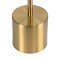 GloboStar® JOJO 76523 Επαναφορτιζόμενο Επιτραπέζιο Φωτιστικό Πορτατίφ LED 1.5W 105lm 120° DC 5V IP44 CCT Ultra Θερμό 1500K - Φυσικό Λευκό 4500K - Ψυχρό Λευκό 6000K Dimmable Χρυσό Αλουμίνιο - Μ8 x Π8 x Υ34cm - 2 Χρόνια Εγγύηση