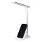 GloboStar® 76531 Επιτραπέζιο Φωτιστικό Πορτατίφ LED 5W 500lm 180° DC 5V IP20 CCT Θερμό Λευκό 2700K - Φυσικό Λευκό 4500K - Ψυχρό Λευκό 6000K Dimmable Λευκό Αλουμίνιο - Μ25 x Π10.5 x Υ35.5cm - 2 Xρόνια Εγγύηση
