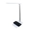 GLOBOSTAR® ONO 76532 Μοντέρνο Επιτραπέζιο Φωτιστικό Γραφείου με Ασύρματη Φόρτιση 10W 2A LED 3.5W 350lm 120° DC 5V με USB-C IP20 Ρυθμιζόμενο Λευκό CCT με Αφή 2700K/4500K/6000K Dimmable - Sanan SMD Chip - Λευκό - Μ18 x Π12 x Υ36cm - 2 Χρόνια Εγγύηση