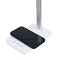 GLOBOSTAR® ONO 76532 Μοντέρνο Επιτραπέζιο Φωτιστικό Γραφείου με Ασύρματη Φόρτιση 10W 2A LED 3.5W 350lm 120° DC 5V με USB-C IP20 Ρυθμιζόμενο Λευκό CCT με Αφή 2700K/4500K/6000K Dimmable - Sanan SMD Chip - Λευκό - Μ18 x Π12 x Υ36cm - 2 Χρόνια Εγγύηση