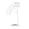 GLOBOSTAR® LUCORA 76555 Μοντέρνο Επιτραπέζιο Φωτιστικό Γραφείου με Ασύρματη Φόρτιση 10W 2A & 4W Bluetooth Ηχείο LED 3W 300lm 120° DC 5V με USB-C IP20 Ρυθμιζόμενο Λευκό CCT με Αφή 2700K/4500K/6000K Dimmable - Sanan SMD Chip - Λευκό - Μ12 x Π12 x Υ32cm - 2